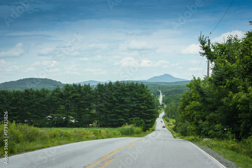 endless paved road