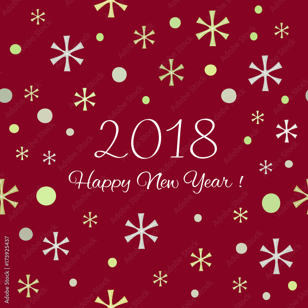 2018 Happy New Year background 2018 Happy New Year background