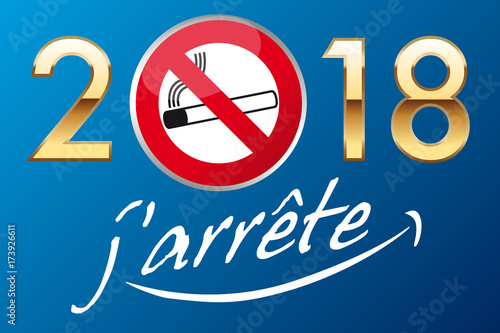 2018 - cigarette - tabac - fumer - arrêter de fumer -bonnes résolution - carte de vœux