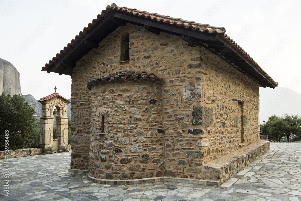 Kirche Panagia Doupiani bei Kastraki, Meteora, Thessalien, Griechenland