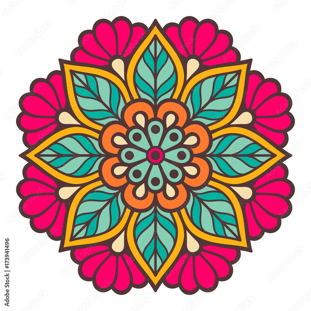 Vector indian Mandala Vector indian Mandala