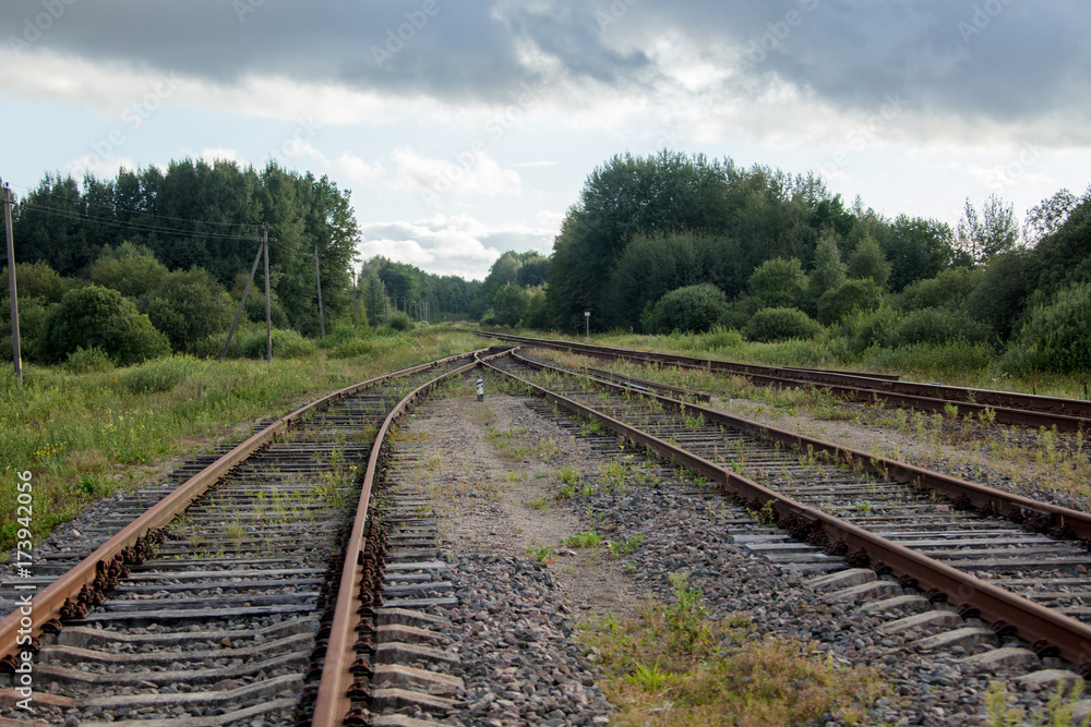 Train rails Train rails