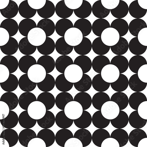 Circle seamless pattern of ...