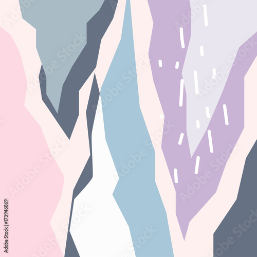 Winter mood landscape  vector backgrounds  abstract design