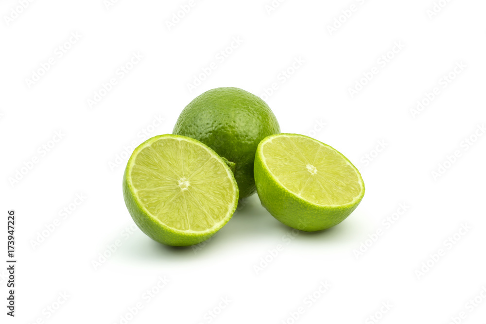 Lime isolated on white background. Clipping path included. Lime isolated on white background. Clipping path included.