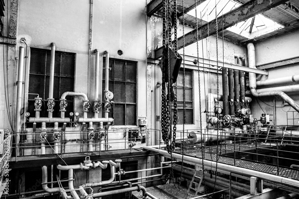 Old factory interior Old factory interior