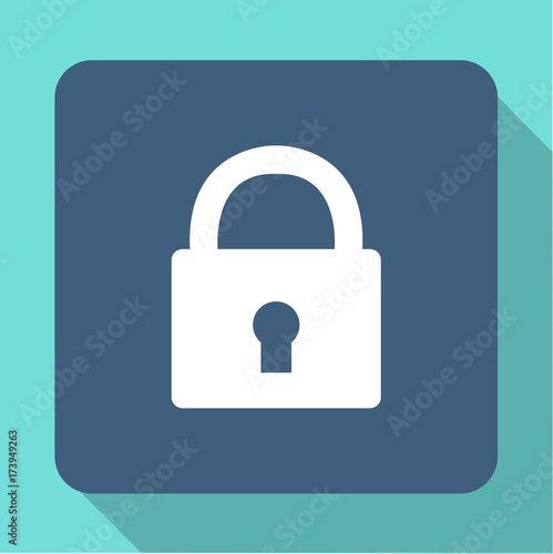 Website Icon Schloss geschlossen