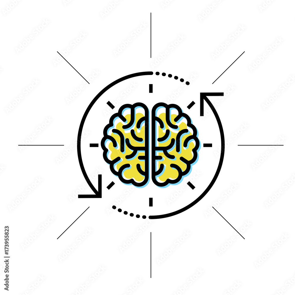 Brain in sight - intellect, research and knowledge concept Brain in sight - intellect, research and knowledge concept