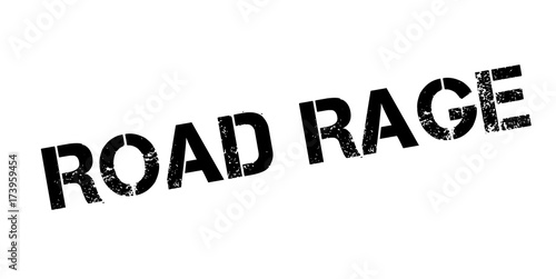 Road Rage rubber stamp. Grunge design with dust scratches. Effects can be easily removed for a clean, crisp look. Color is easily changed.