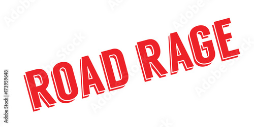 Road Rage rubber stamp. Grunge design with dust scratches. Effects can be easily removed for a clean, crisp look. Color is easily changed.