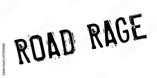 Road Rage rubber stamp. Grunge design with dust scratches. Effects can be easily removed for a clean, crisp look. Color is easily changed.