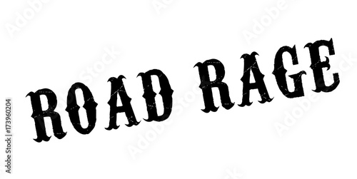 Road Rage rubber stamp. Grunge design with dust scratches. Effects can be easily removed for a clean, crisp look. Color is easily changed.