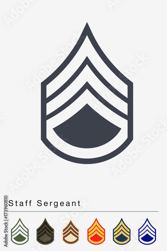 Military Ranks and Insignia. Stripes and Chevrons of Army