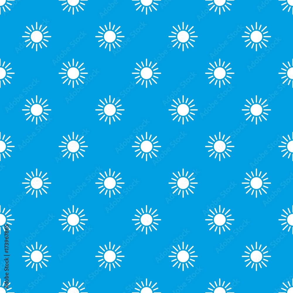 Sun pattern seamless blue Sun pattern seamless blue