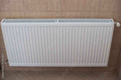 Wallpaper Mural Heating season, winter days, radiator and radiator valve, thermal gas Torontodigital.ca