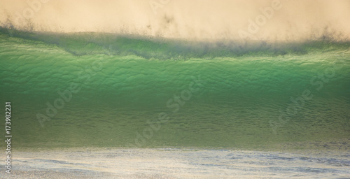 Canvas Print Big wave backlit