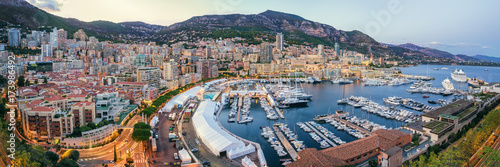 Monaco Port Sunset view photo
