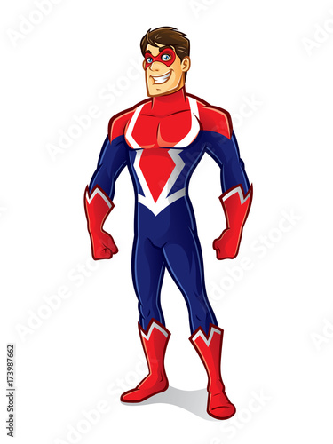 Friendly Superhero Standing (ID: 173987662)