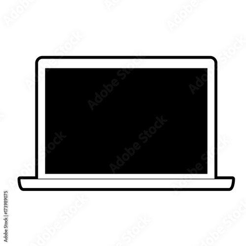 laptop vector illustration