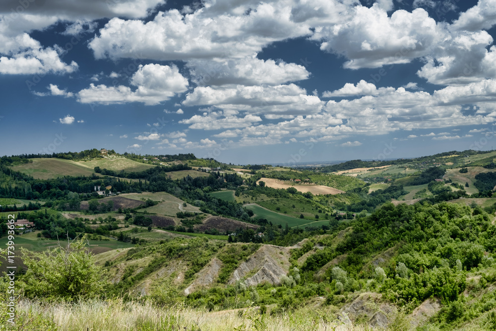 Landscape near Bologna at summer (Sabbiuno) Landscape near Bologna at summer (Sabbiuno)