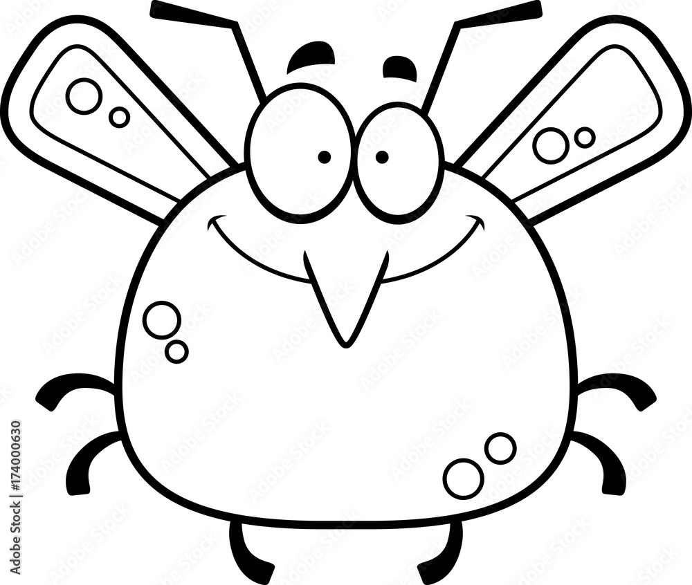 Obraz premium Smiling Little Mosquito