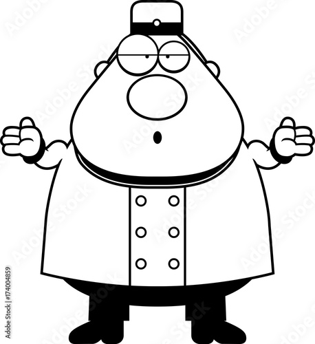 Confused Cartoon Bellhop