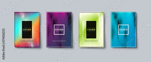 Abstract colorful engraving texture cover design.