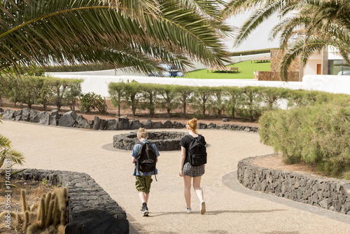 Children walking