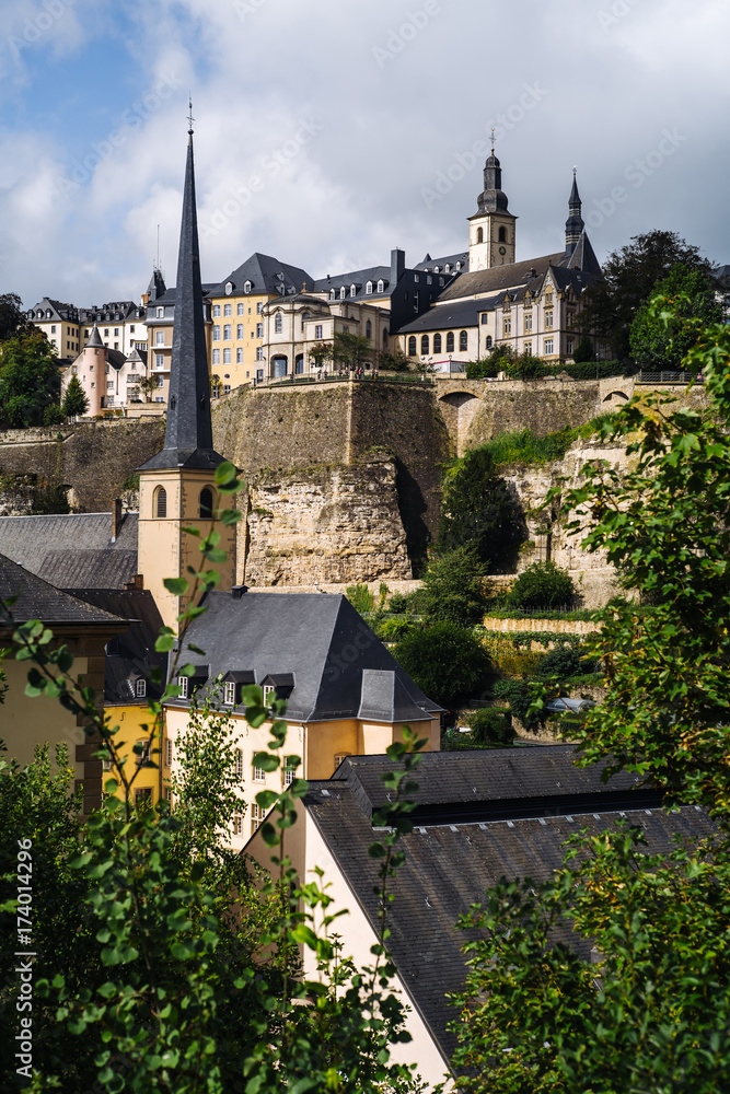 The city of Luxembourg