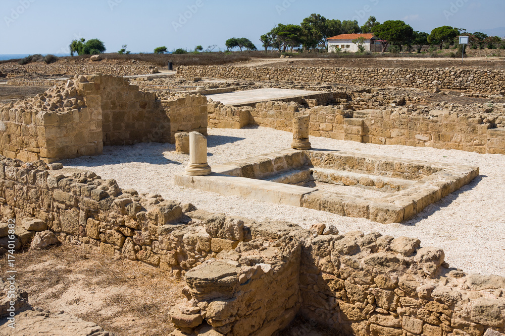 Kato Paphos Archaeological Park. Paphos, Cyprus