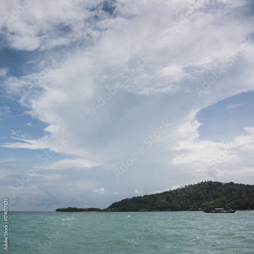 Clouds over sea, Koh Samui, Surat Thani Province, Thailand © klevit