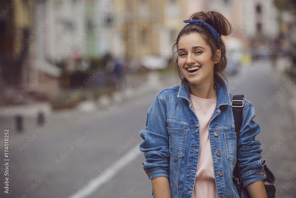 beautiful girl laughing. Stylish girl. casual girl. Life style beautiful girl laughing. Stylish girl. casual girl. Life style