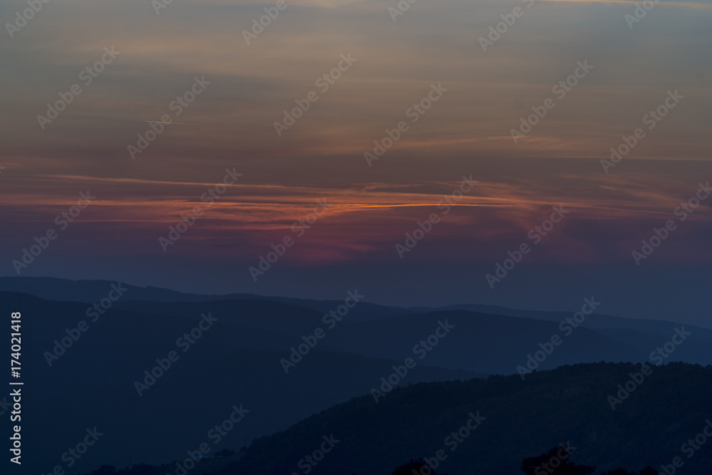 sunset sky colorful