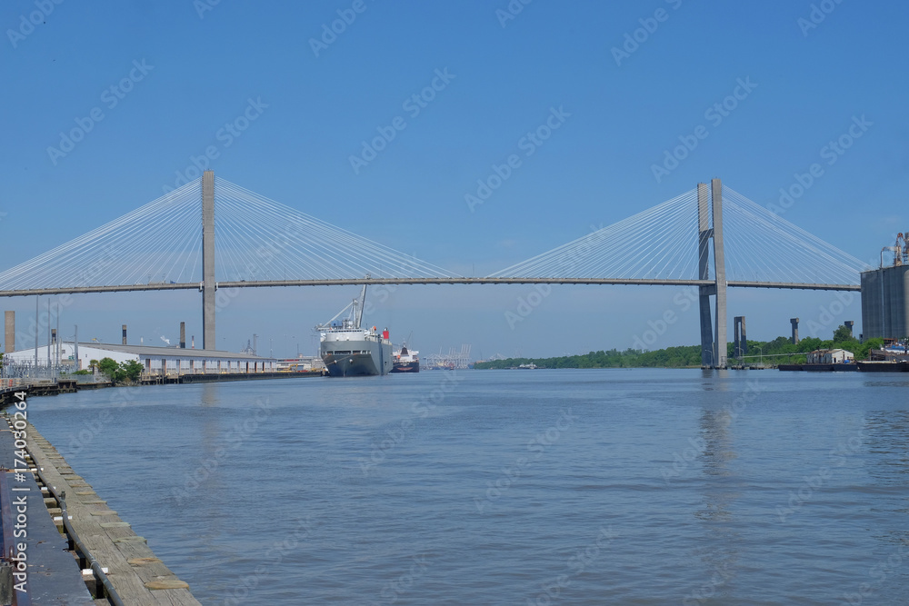 Fototapeta premium Port Savannah Georgia