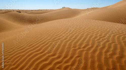 Dune del deserto Sahara in Tunisia