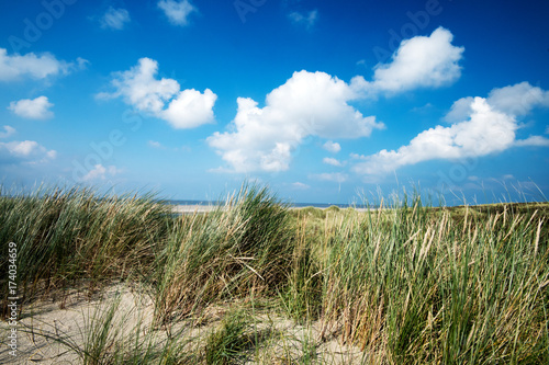 Nordsee  Strand auf Langenoog  D  nen  Meer  Entspannung  Ruhe  Erholung   