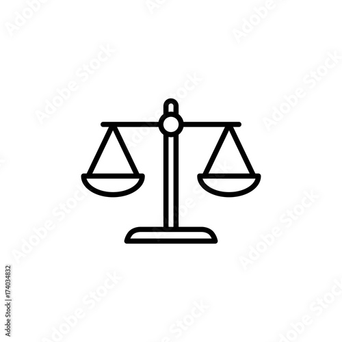 libra line icon
