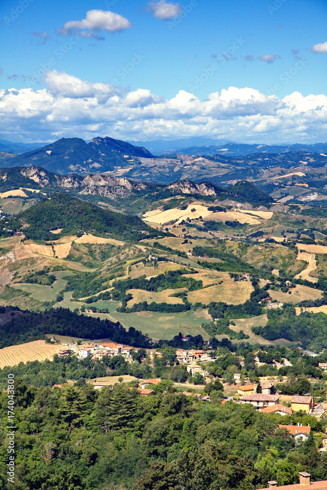 Panoramic view from San Marino