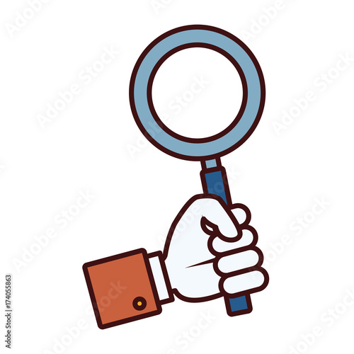 Magnifying glass symbol icon vector illustration graphic design