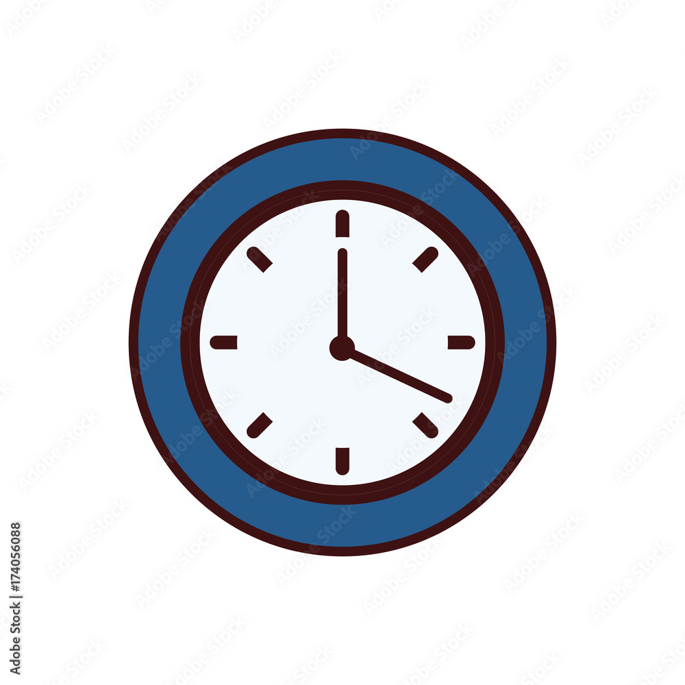 Wall clock symbol icon vector illustration graphic design Wall clock symbol icon vector illustration graphic design