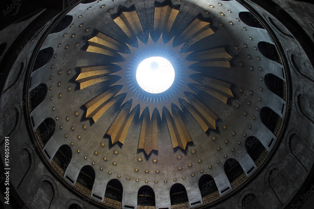 Cupola of Church of the Holy Sepulchre, Jerusalem, Israel