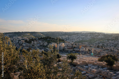 Jerusalem view from Mount of Olives, Israel