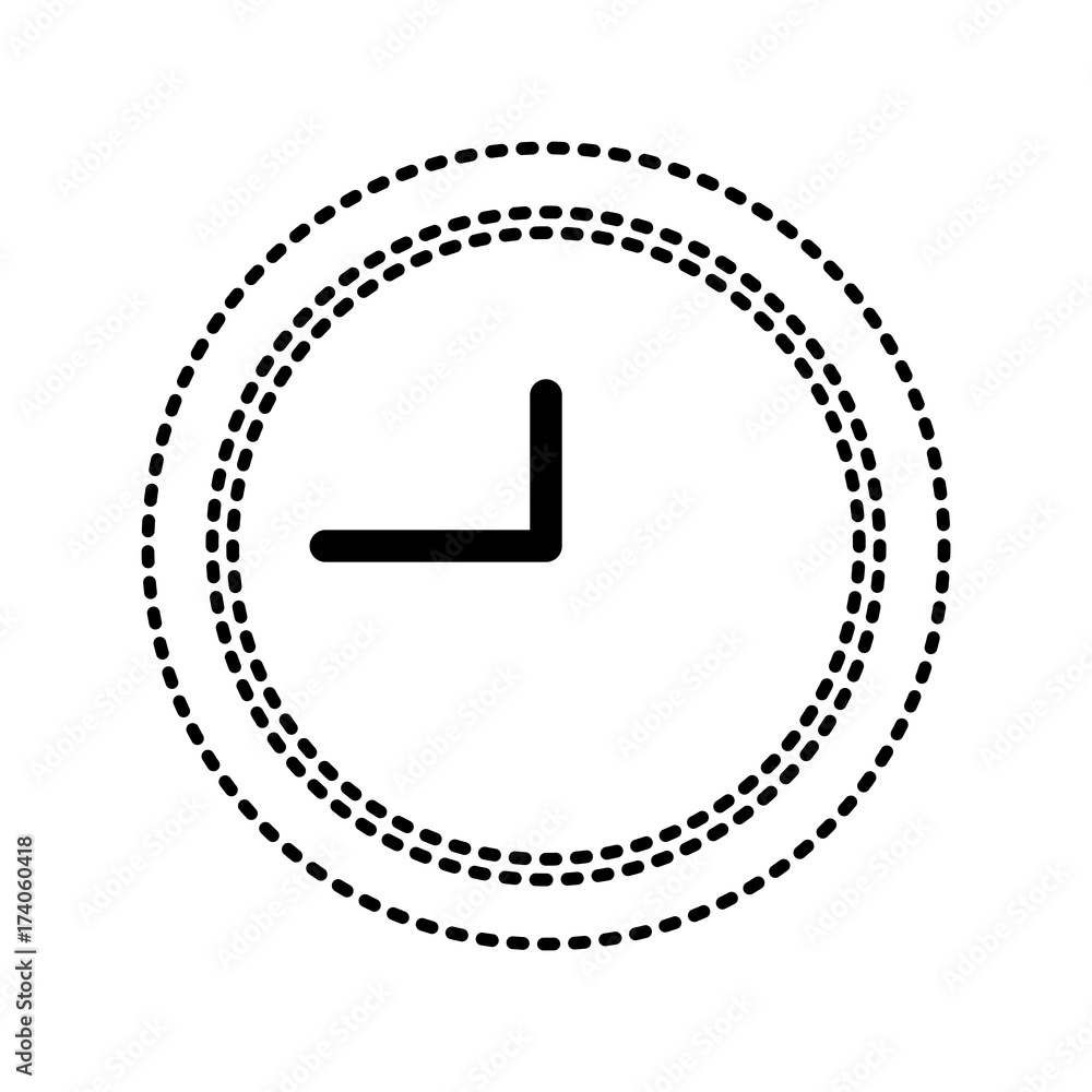 wall clock sticker vector illustration wall clock sticker vector illustration