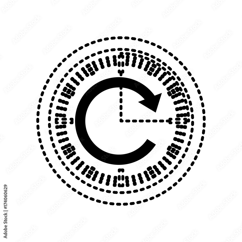 wall clock sticker vector illustration wall clock sticker vector illustration