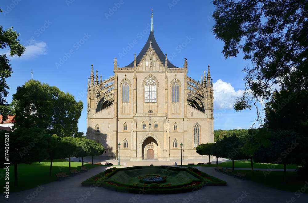 Fototapeta premium Saint Barbora temple, Kutna Hora, Czech Republic