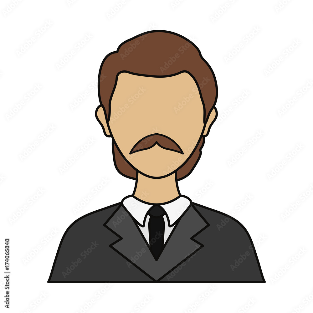 man job vector illustration