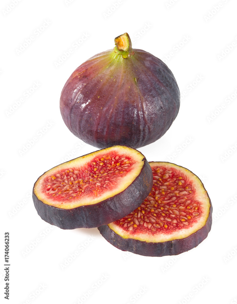 figs isolated on white