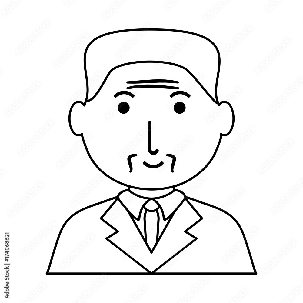 old man avatar vector illustration old man avatar vector illustration