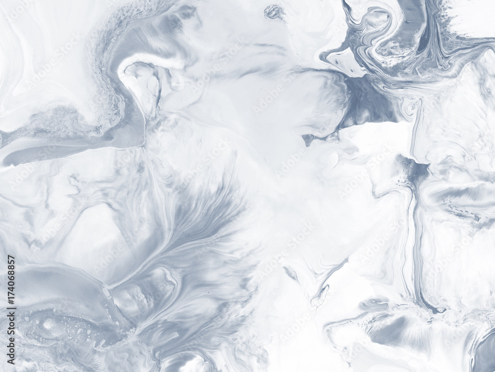 Fototapeta premium Gray marble creative abstract hand painted background