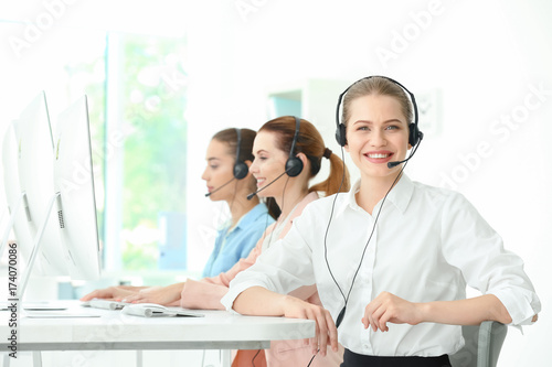 Young female technical supp...